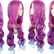 Long Colored Cosplay Wig 80 CM Long With FREE WIG CAP CAP