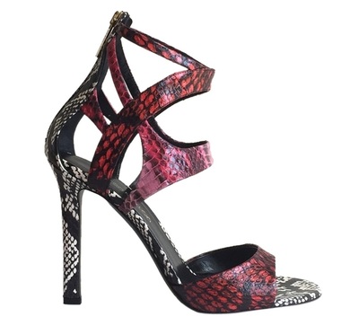 TAMARA MELLON "Fatale" Ombre Snakeskin Strappy Sandal