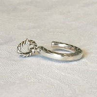 DAVID YURMAN Sterling Silver Horseshoe Charm - Thumbnail 1