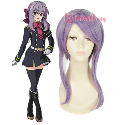 Free Shipping 20inch Purple Cosplay Wig