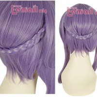 Free Shipping 20inch Purple Cosplay Wig - Thumbnail 2