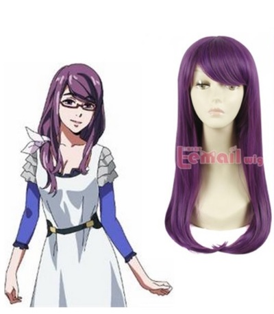 Long Body Wave Purple Cosplay Wig