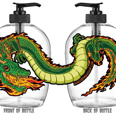 Green dragon: wraparound design