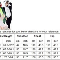 4 Styles of Unisex Cosplay Warm Flannel Hoodies - Thumbnail 4