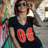 OG Faithful Ladies Vneck - Thumbnail 1