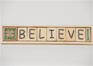 Believe - Plaque