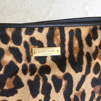 KATE SPADE "Streetcar Darya" Leopard Calf Hair Tote - Thumbnail 1