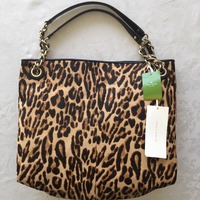 KATE SPADE "Streetcar Darya" Leopard Calf Hair Tote - Thumbnail 2