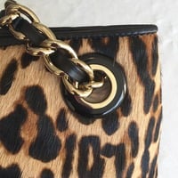KATE SPADE "Streetcar Darya" Leopard Calf Hair Tote - Thumbnail 3