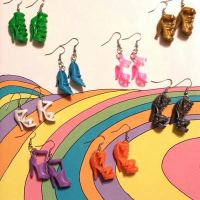 Life in plastic, it's fantastic earrings