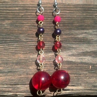 Bubble pop electric earrings (big)