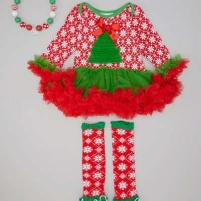 Christmas tree petti tutu