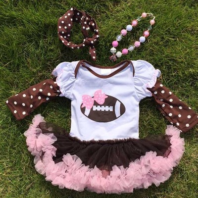Daddy's little football petti tutu 