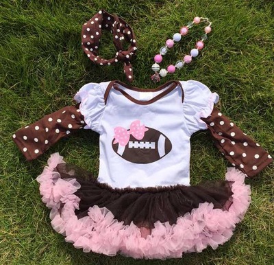 Daddy's little football petti tutu 
