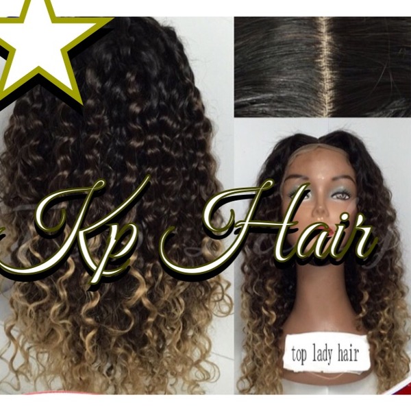 Peruivan Deep Curly Ombre Lace Front / Full Lace Wig