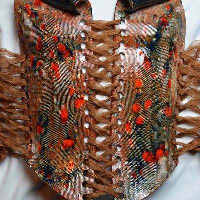 Lava male wearable ceramic corset by: nicole moan  - Thumbnail 1