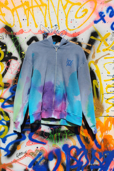 Tie-Dyed & Dip Dyed Sweatshirt