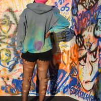 Tie-Dyed & Dip Dyed Sweatshirt - Thumbnail 2