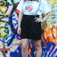 Upcycled Suspender Shorts - Thumbnail 1