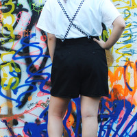 Upcycled Suspender Shorts - Thumbnail 3