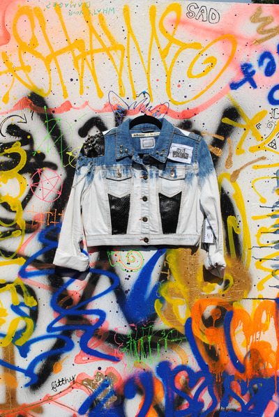 Sex Pistols Jacket w/ spiked shoulder pad