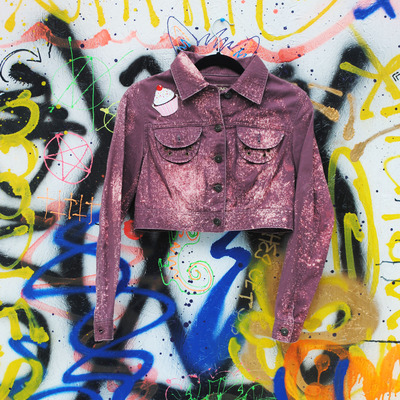 Cupcake cropped jacket