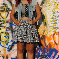 Plastic & Leather Studded Vest - Thumbnail 2