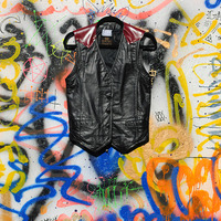 Up Cycled Vintage Tuxedo Vest - Thumbnail 1