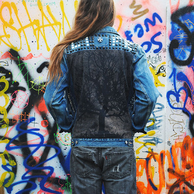 Tree of life denim jacket - Thumbnail 2