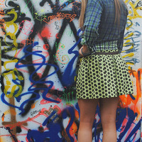 Vintage Dip Dyed Green Flannel - Thumbnail 3