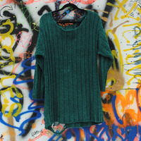 Shredded Vintage "Cobain" Sweater Dress - Thumbnail 2