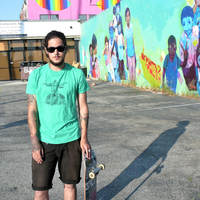 Passport 2 Freedom Mens Green Redeemer statue Tee  - Thumbnail 3