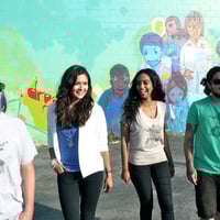 Passport 2 Freedom Mens Grey Redeemer statue Tee  - Thumbnail 1