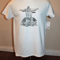 Passport 2 Freedom Mens White Redeemer statue Tee  - Thumbnail 4