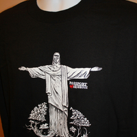 Passport 2 Freedom Mens Black Redeemer statue Tee  - Thumbnail 2