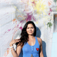 Passport 2 Freedom Womens Blue Fingerprintheart patch Tank Top - Thumbnail 3