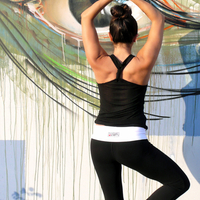 Passport 2 Freedom Black and White Yoga pants - Thumbnail 1