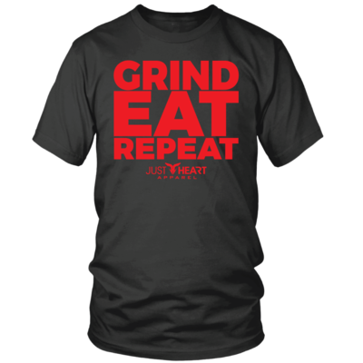 Dayton mma-grind eat repeat black tee