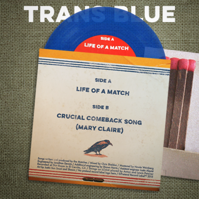 Limited 7" and digital download - trans blue