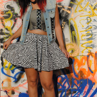 Zebra Circle Skirt - Thumbnail 2