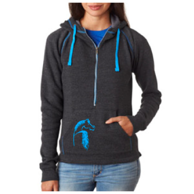 Eat sleep ride repeat hoodie-blue