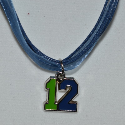 Seahawks fan necklace