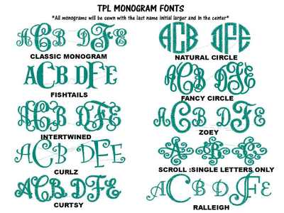 Monogram Fonts
