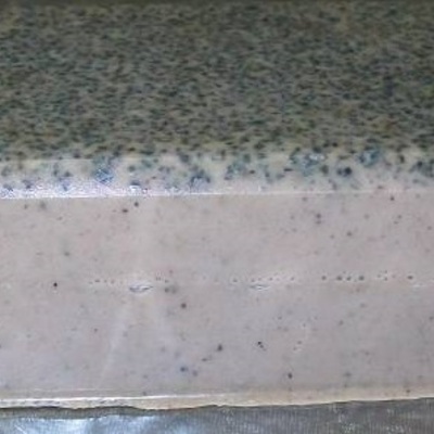 Chocolate raspberry coffee soap