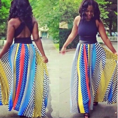 Tov holy multicolor crossroad maxi skirt 