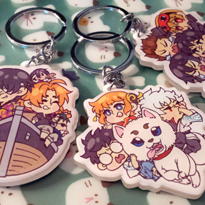 Gintama da!da!da! key rings