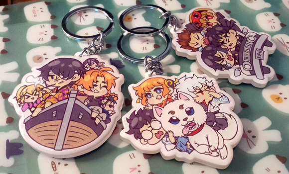 Gintama DA!DA!DA! Key Rings
