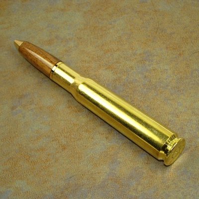 Walnut Wood .50 Caliber Bullet Pen