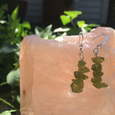 Peridot earrings