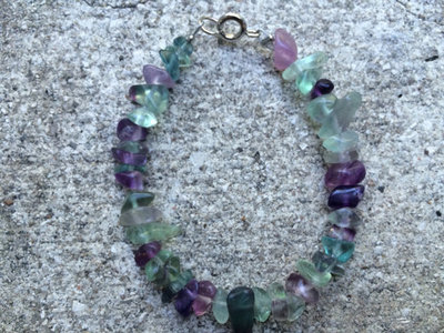 Fluorite Bracelet with Clasps